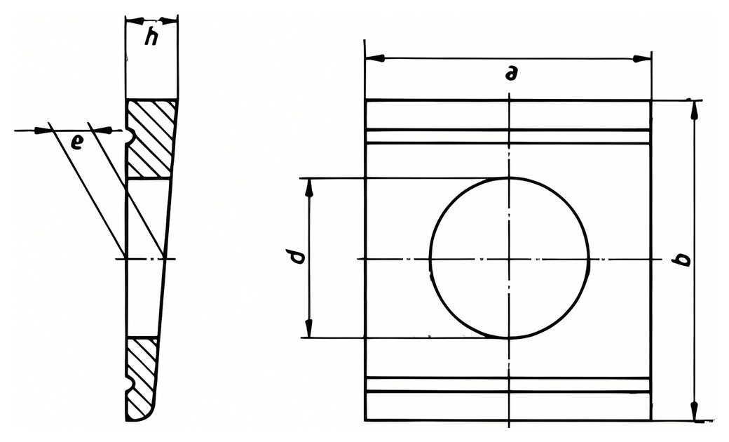 DIN 6918 – Technical drawing
