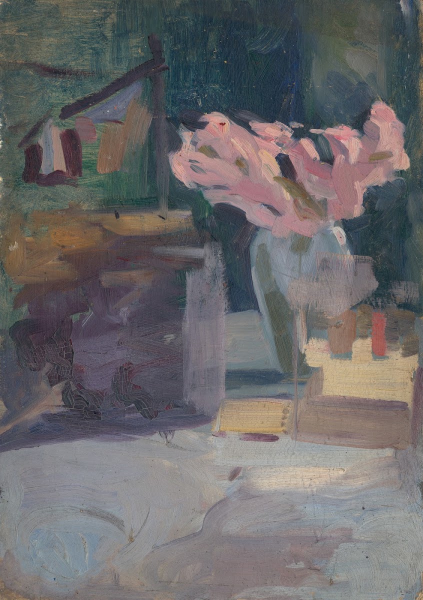 Spring Motif with a Bouquet 1900