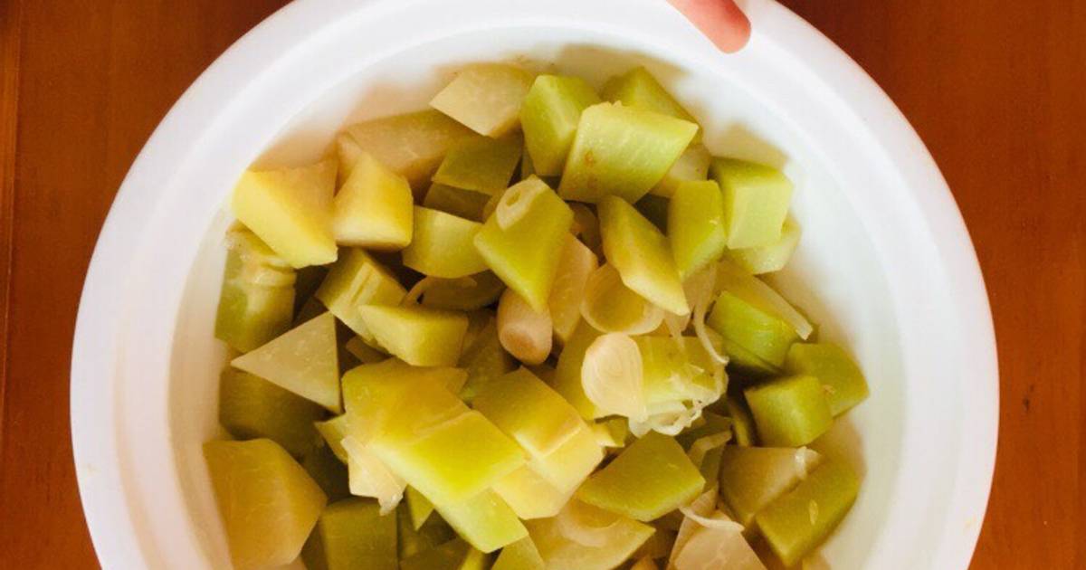 Su su và su hào luộc cạn