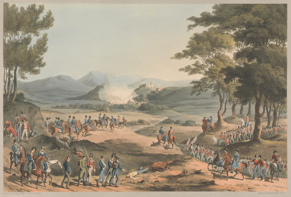 Town of Poinbal Evacuated by the French on the Morning of 11 March 1811 1811