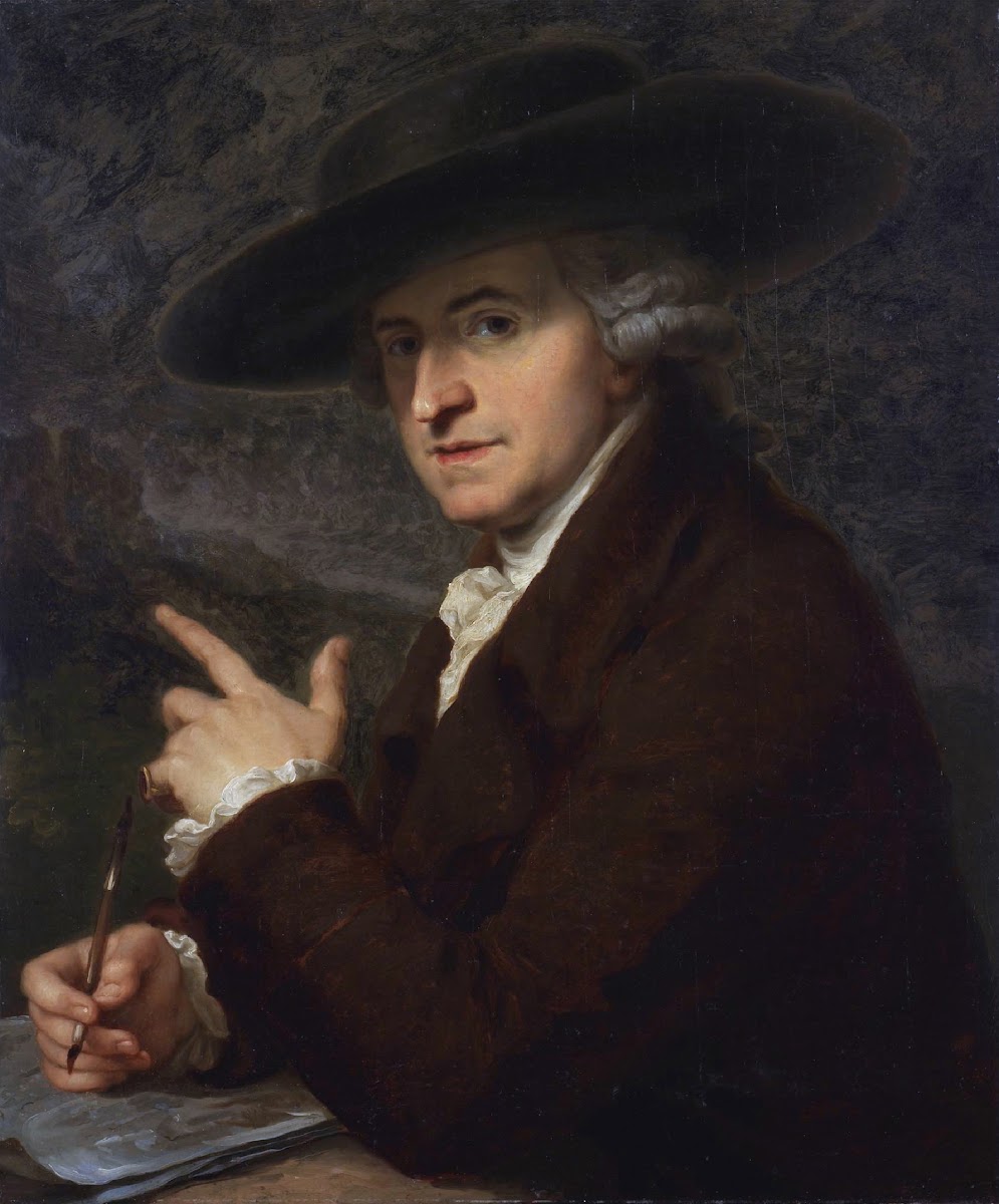 Portrait of her husband the painter Antonio Zucchi 1781