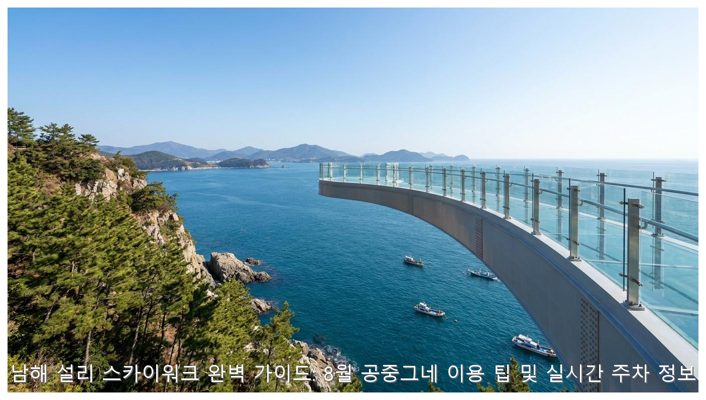 남해 설리 스카이워크 완벽 가이드: 8월 공중그네 이용 팁 및 실시간 주차 정보 핵심 안내 및 분석 인포그래픽 (2)