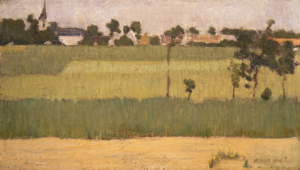 The Outskirts of a Village ca 1880