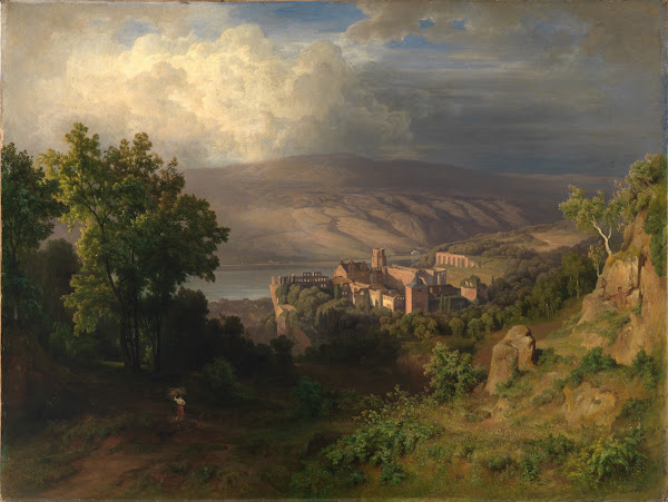 Blick auf Heidelberg 1863