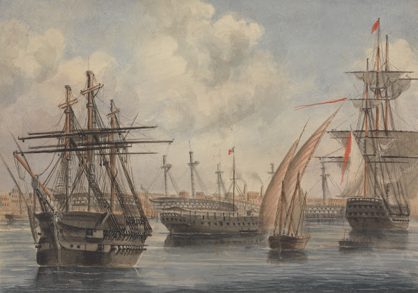 The Harbor Alexandria ca 1849