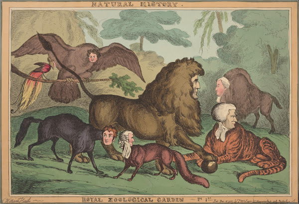 Natural history Royal Zoological Garden  Pl 1st 1829