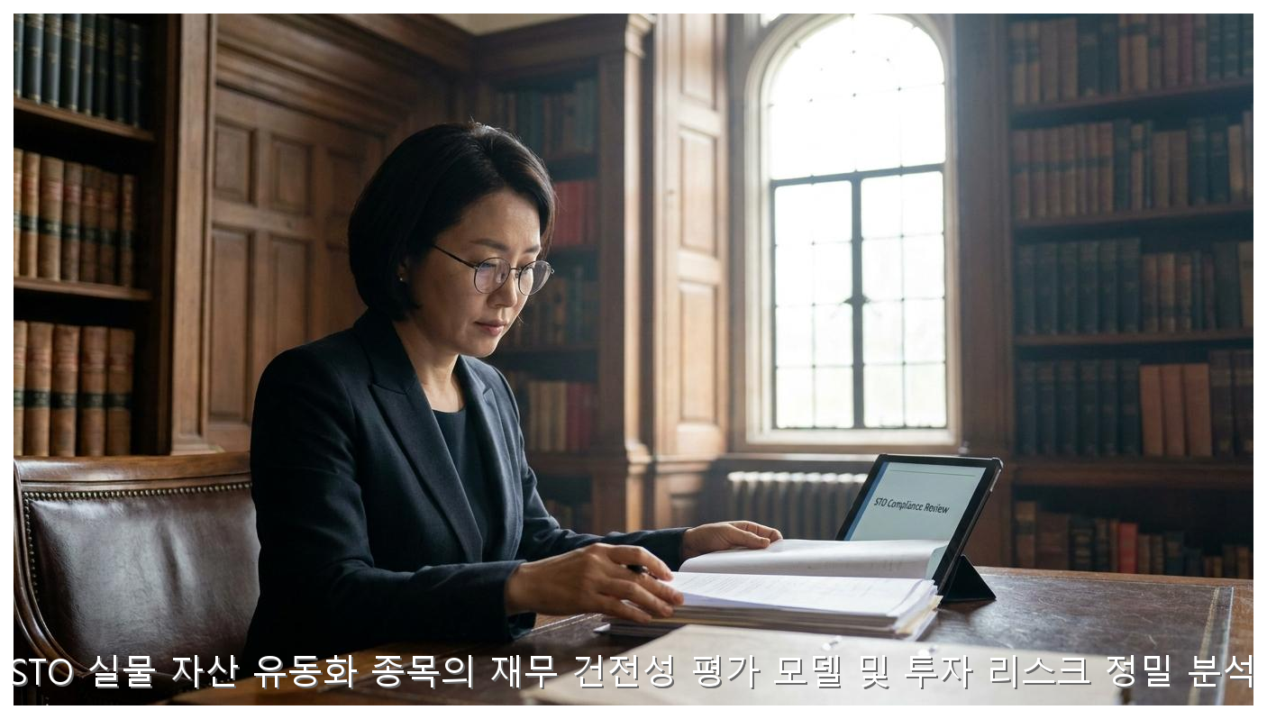 STO 실물 자산 유동화 종목의 재무 건전성 평가 모델 및 투자 리스크 정밀 분석 핵심 안내 및 분석 인포그래픽 (7)