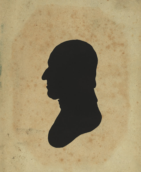 Silhouette of man facing left no 9 1761 1827