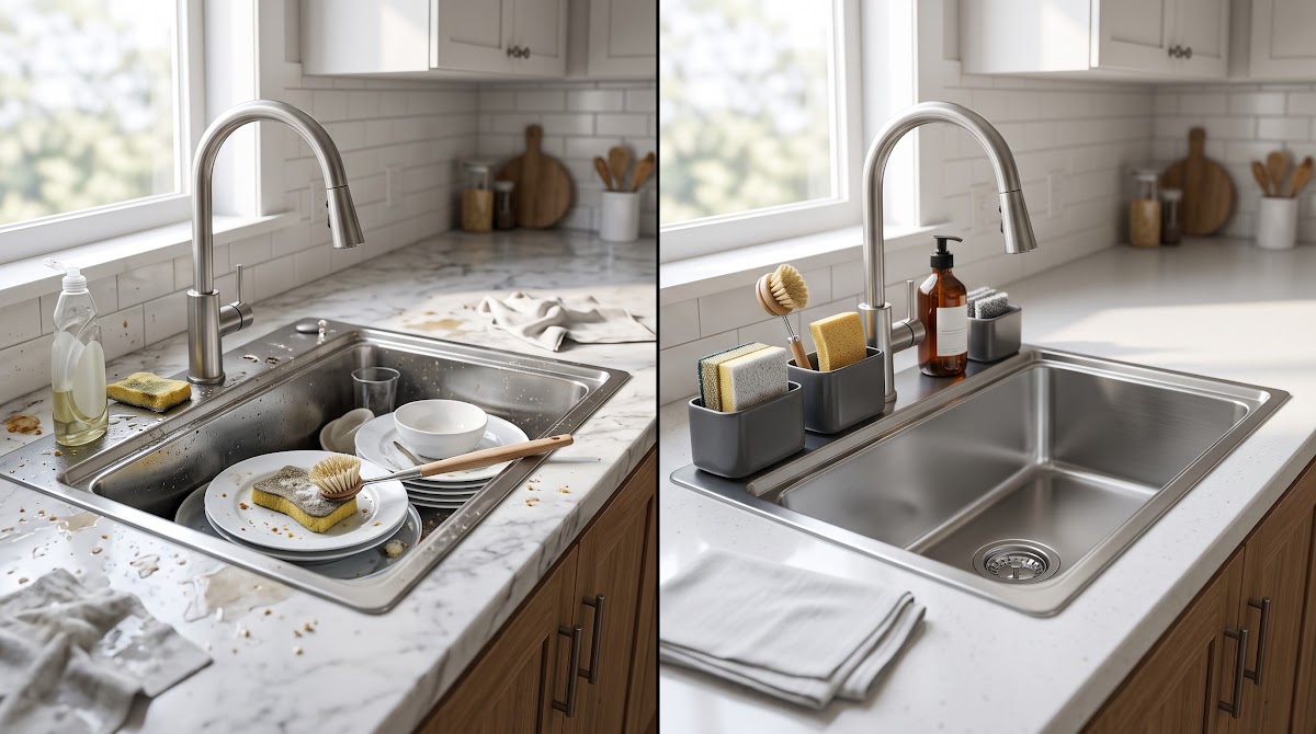 Best Sink Caddies for Dishwashing Supplies (2026) - BEFORE-AFTER / FINAL VERDICT