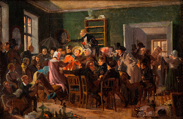 Scene from an auction 1835