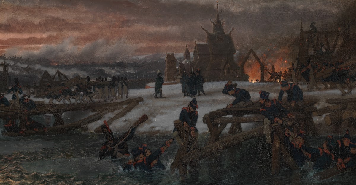 Anno 1812 Captain Benthien on the Beresina 1851 1897