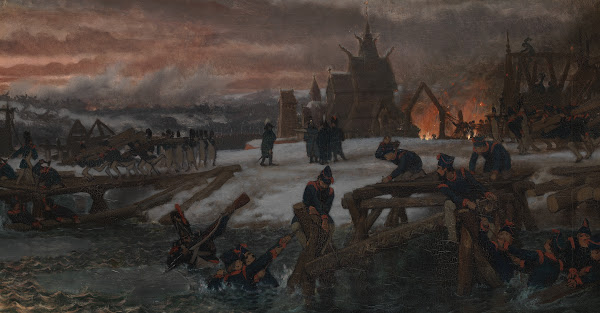 Anno 1812 Captain Benthien on the Beresina 1851 1897