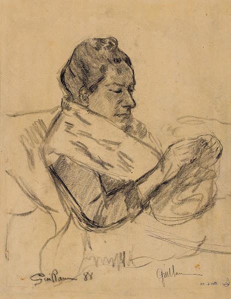 Femme lisant 1888