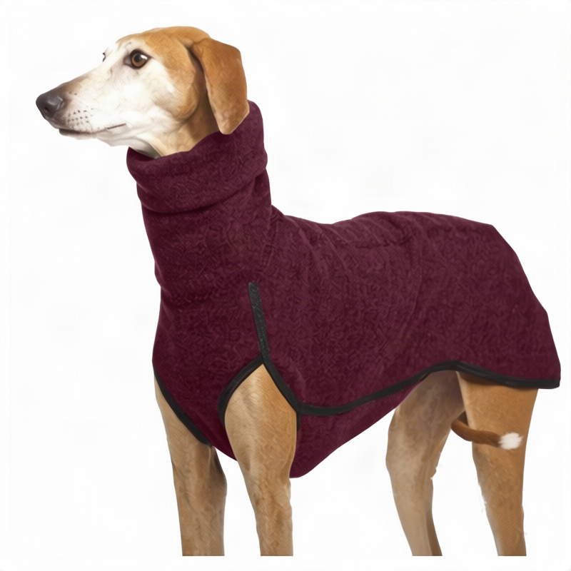 Hundemantel aus Sweatshirt-Stoff mit Taschen