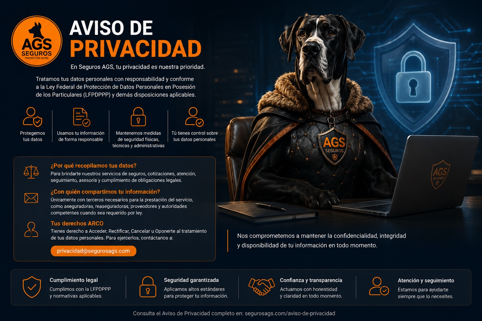 Seguros AGS Aviso de Privacidad