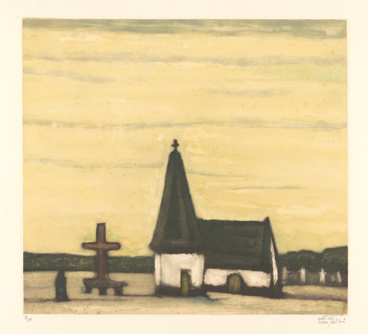 Vieille église en Campine 20th Century