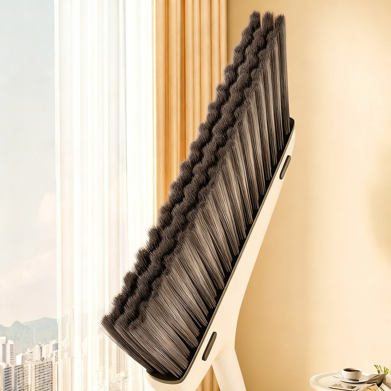 Sweeping set with dustpan and broom