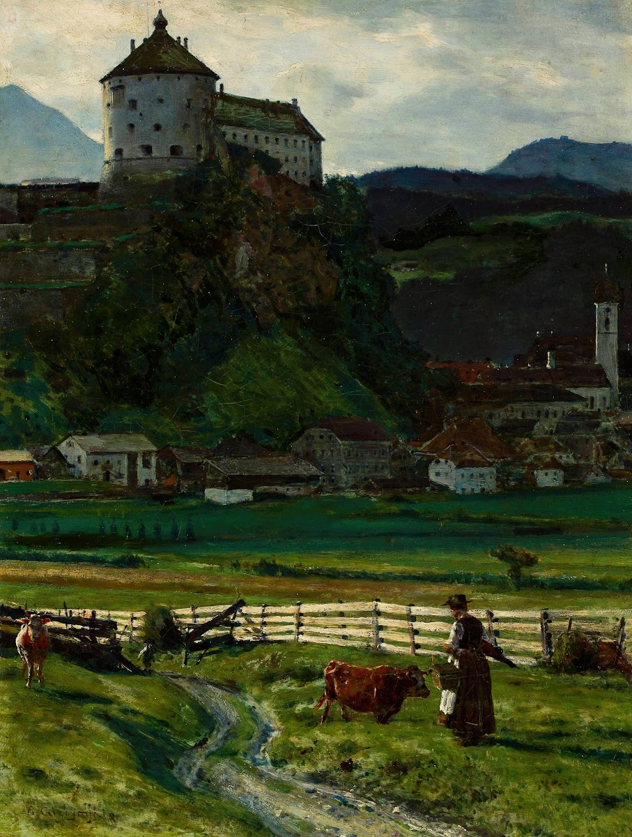 View of the Kufstein Fortress vicinity 1889