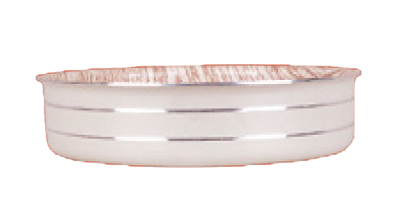 Retro Wood Round Tray 22cm