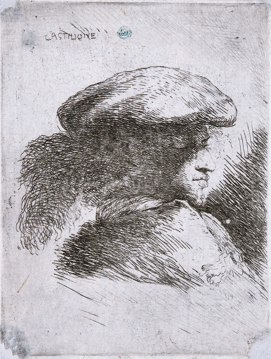 Young Man in Profile Facing Right circa 1645 1650