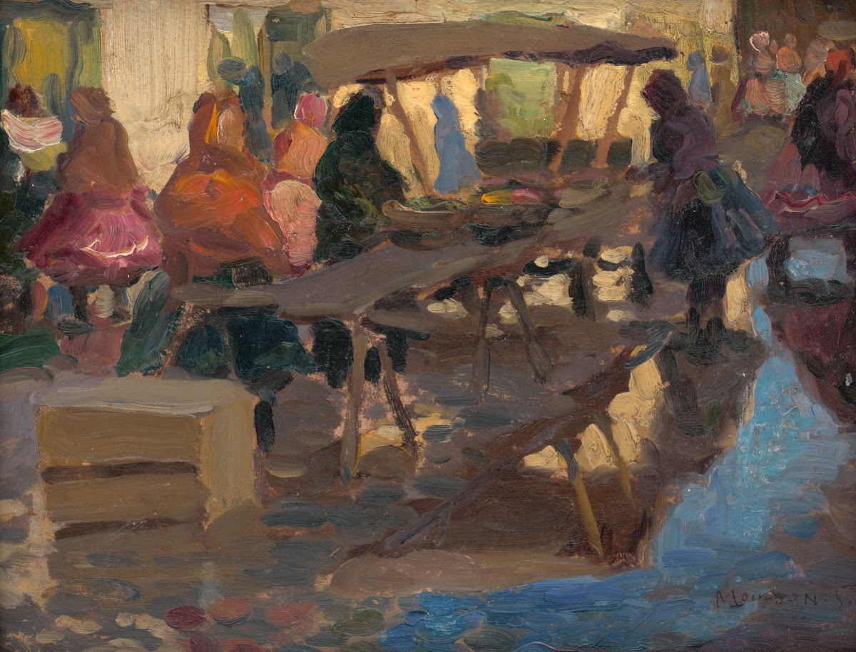 Study from a Marketplace 1925
