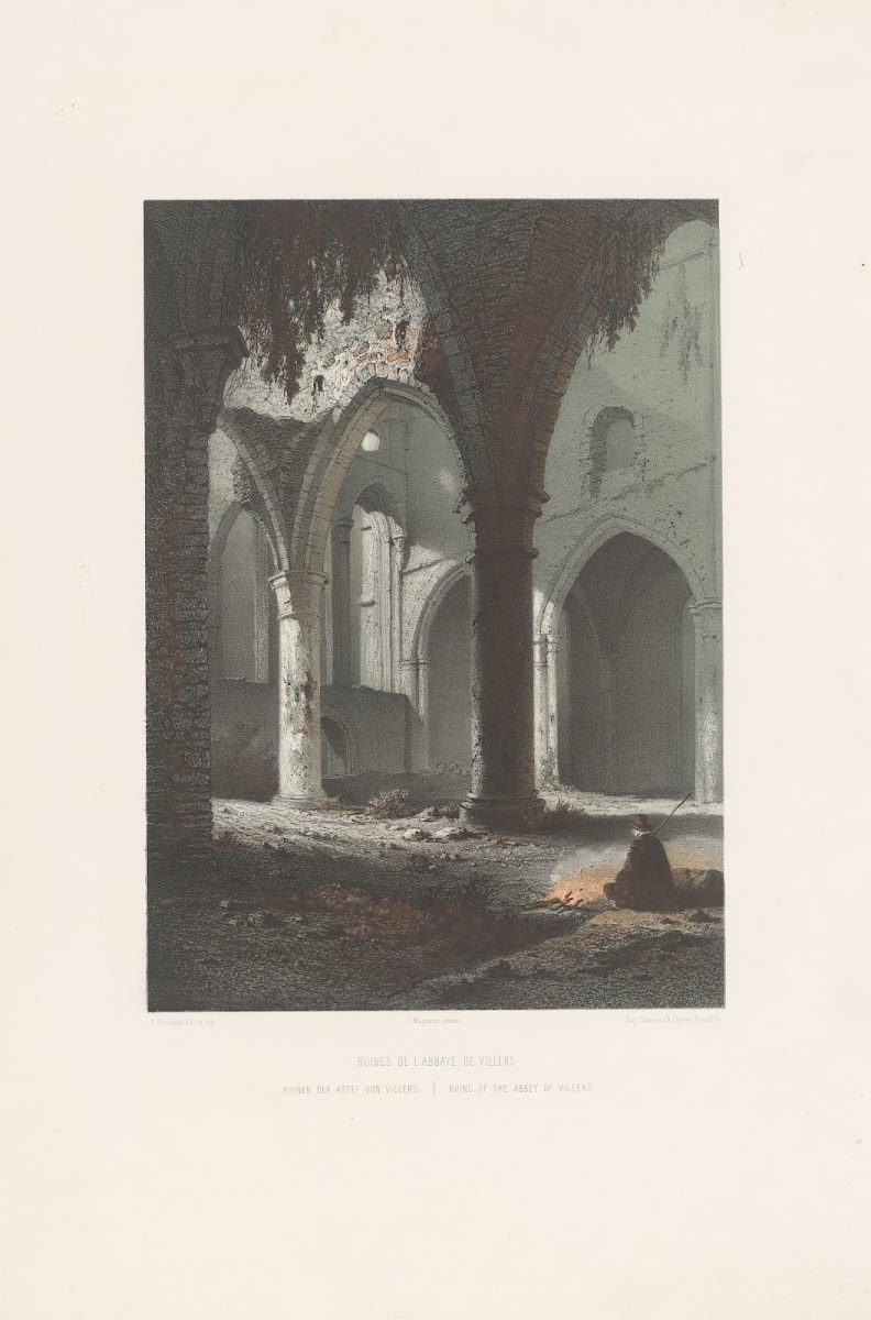 Ruins of the abbey of Villers 1852   1878
