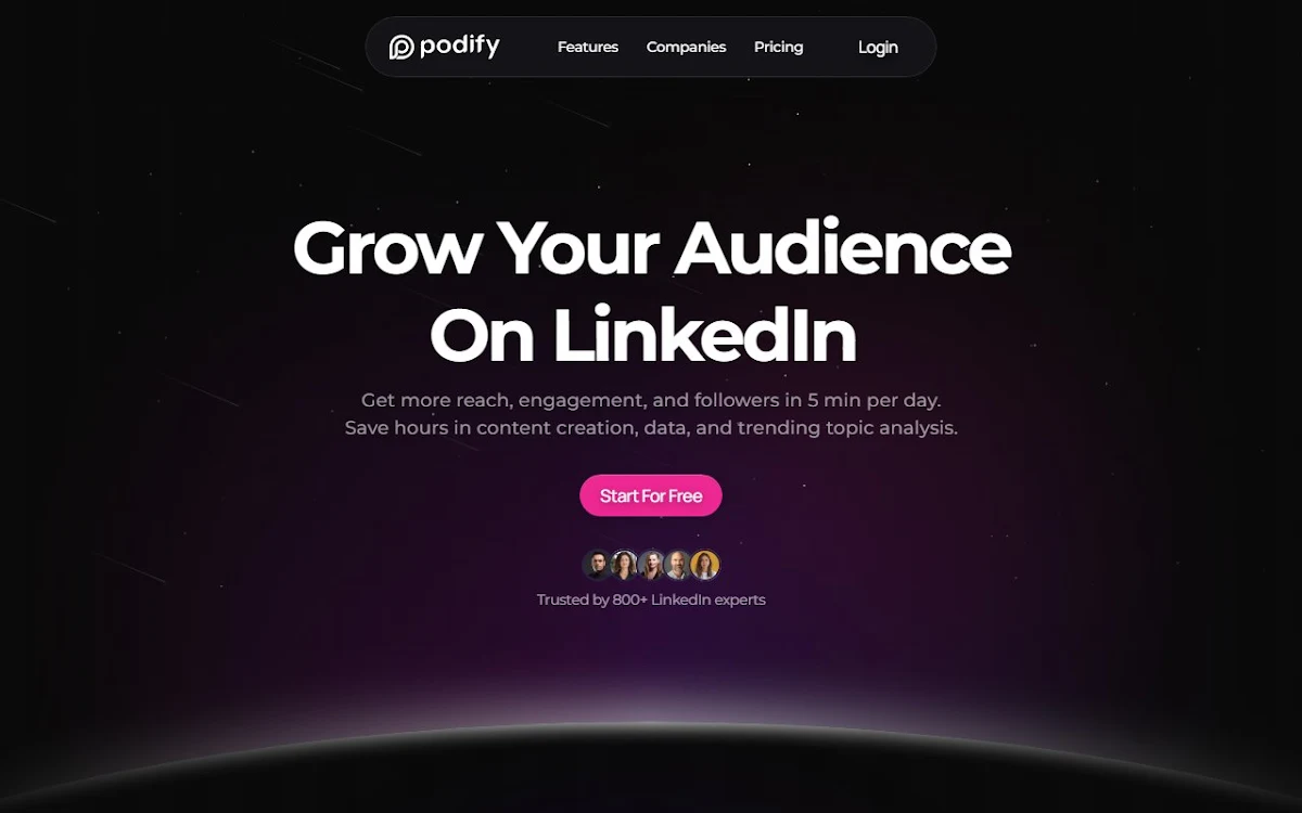 Captura de Podify