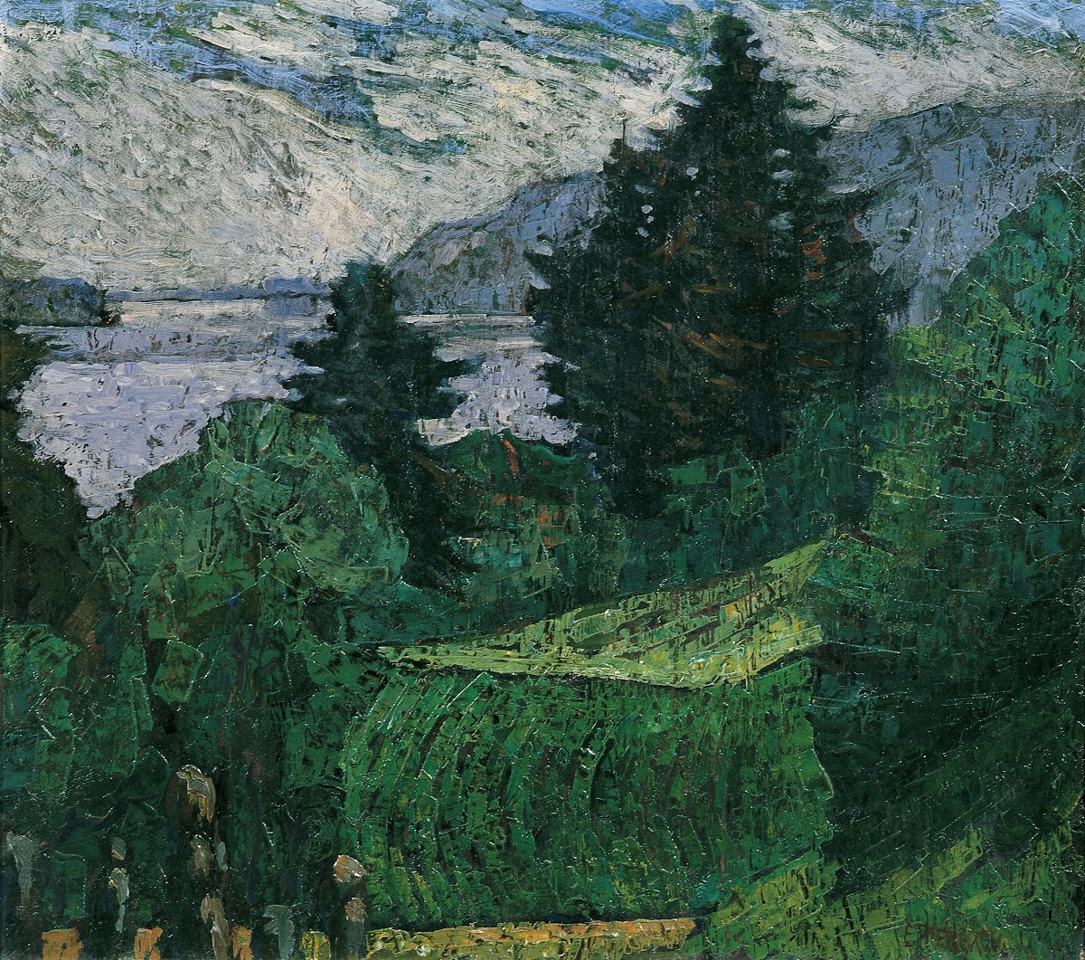 Ausblick am See 1920