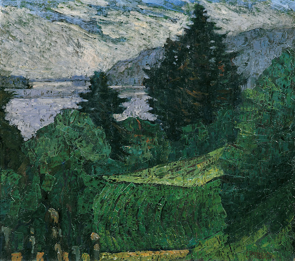 Ausblick am See 1920