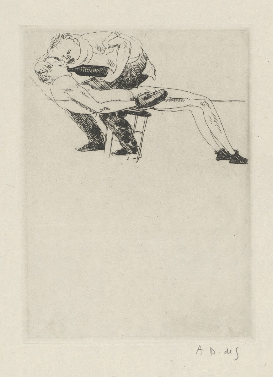 Tableau de la boxe illustré de 29 gravures à leau forte pl 20 1923