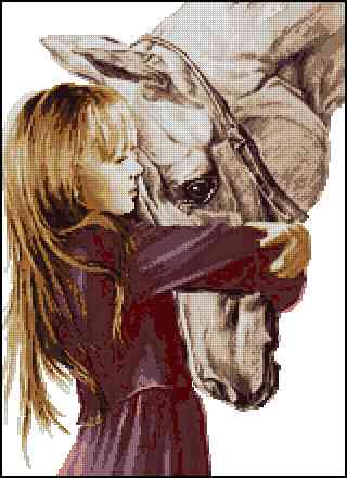 CMP 180076 Girl With A Horse