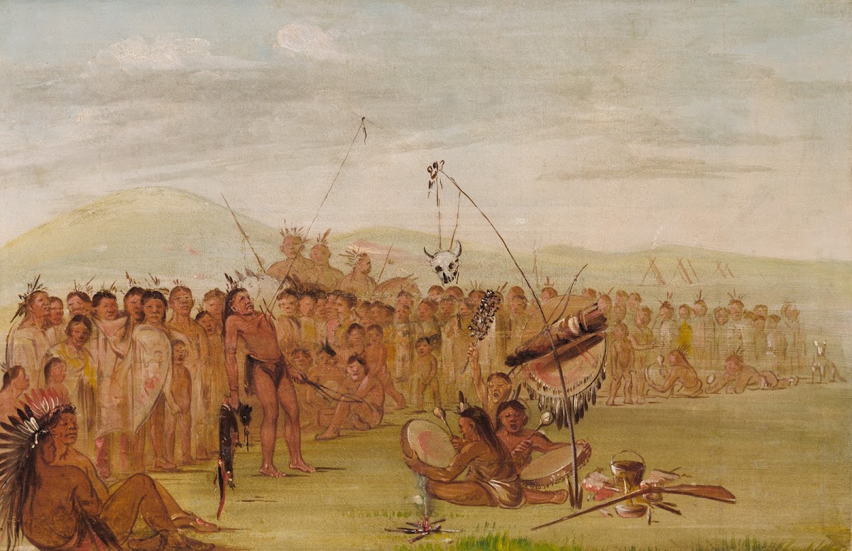 Self Torture In a Sioux Religious Ceremony 1835 1837