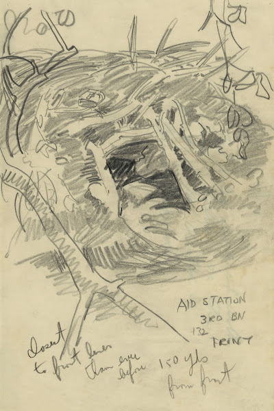 Aid station 3rd BN 132 front 1942 1943