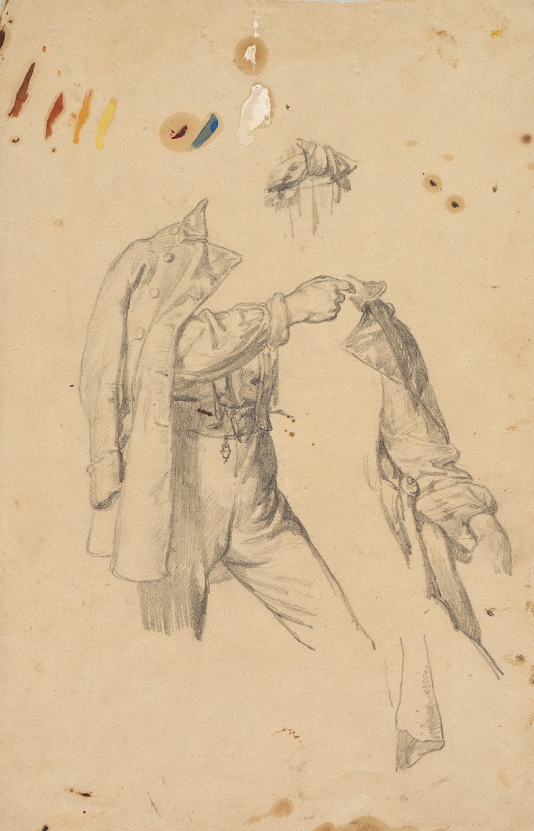 Studies of a Baden irregular  dog study before 1849
