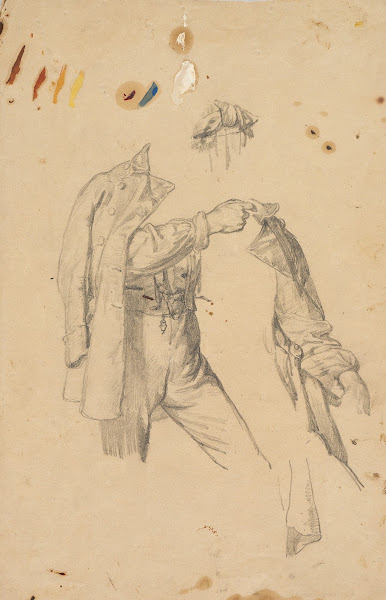 Studies of a Baden irregular  dog study before 1849