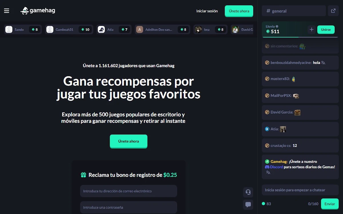 Captura de Earnweb