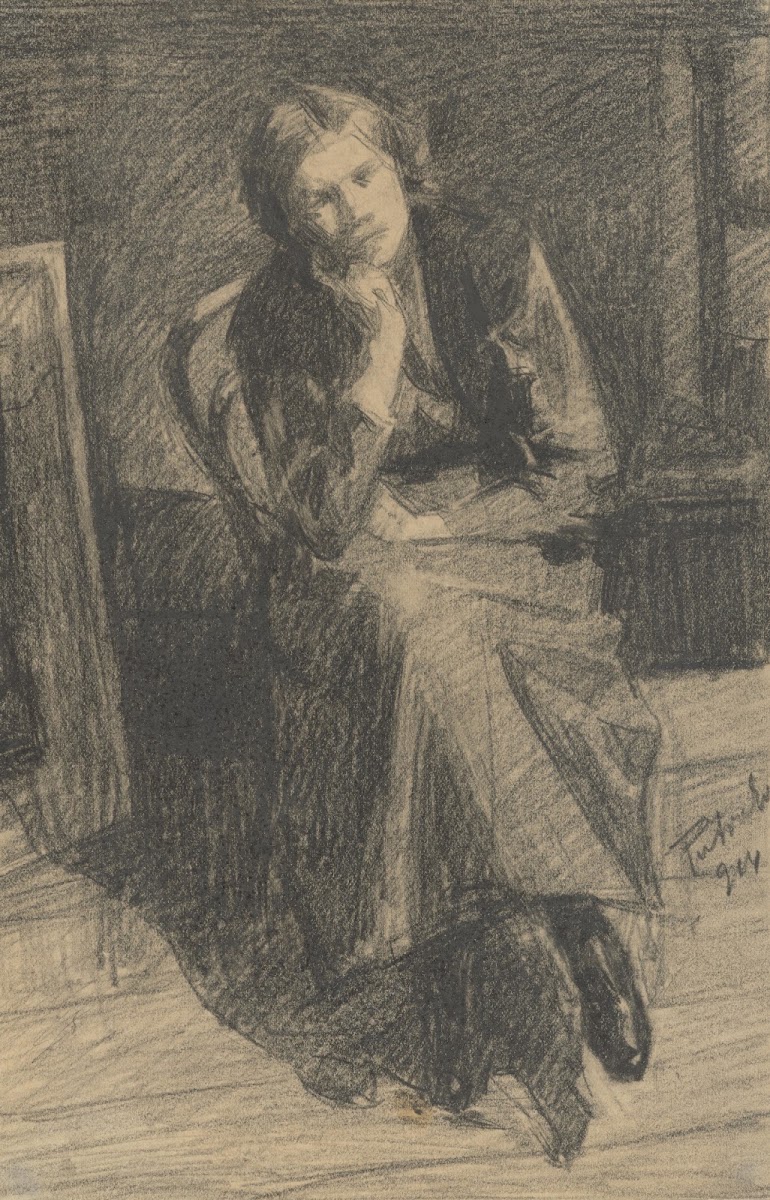 Seated Woman Propping Up Chin 1914