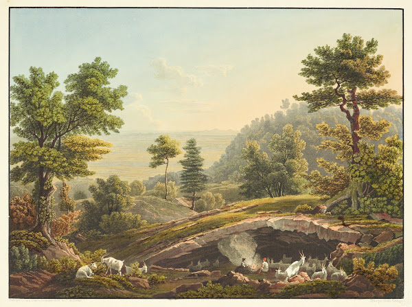 Ansicht einer Hirtenszene im Jura 1915 1945
