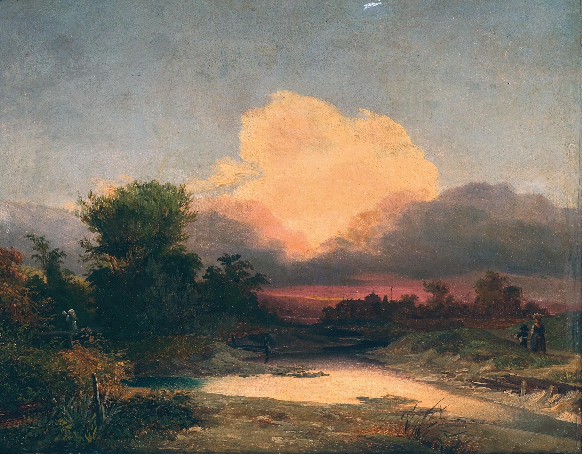 A Landscape at Sunset 1851