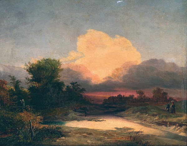 A Landscape at Sunset 1851