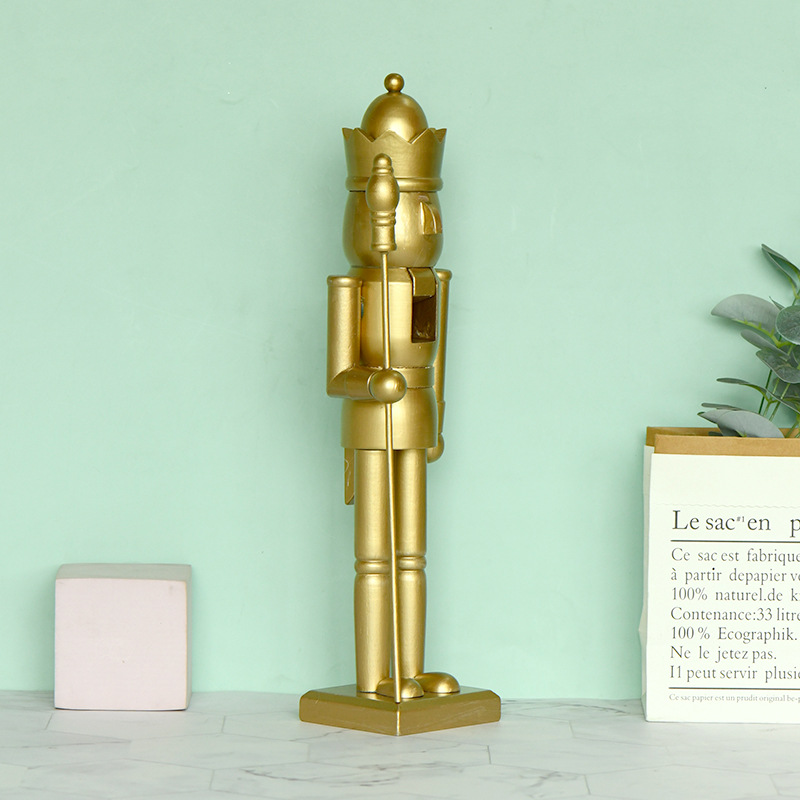 Golden Nutcracker King, 38 cm