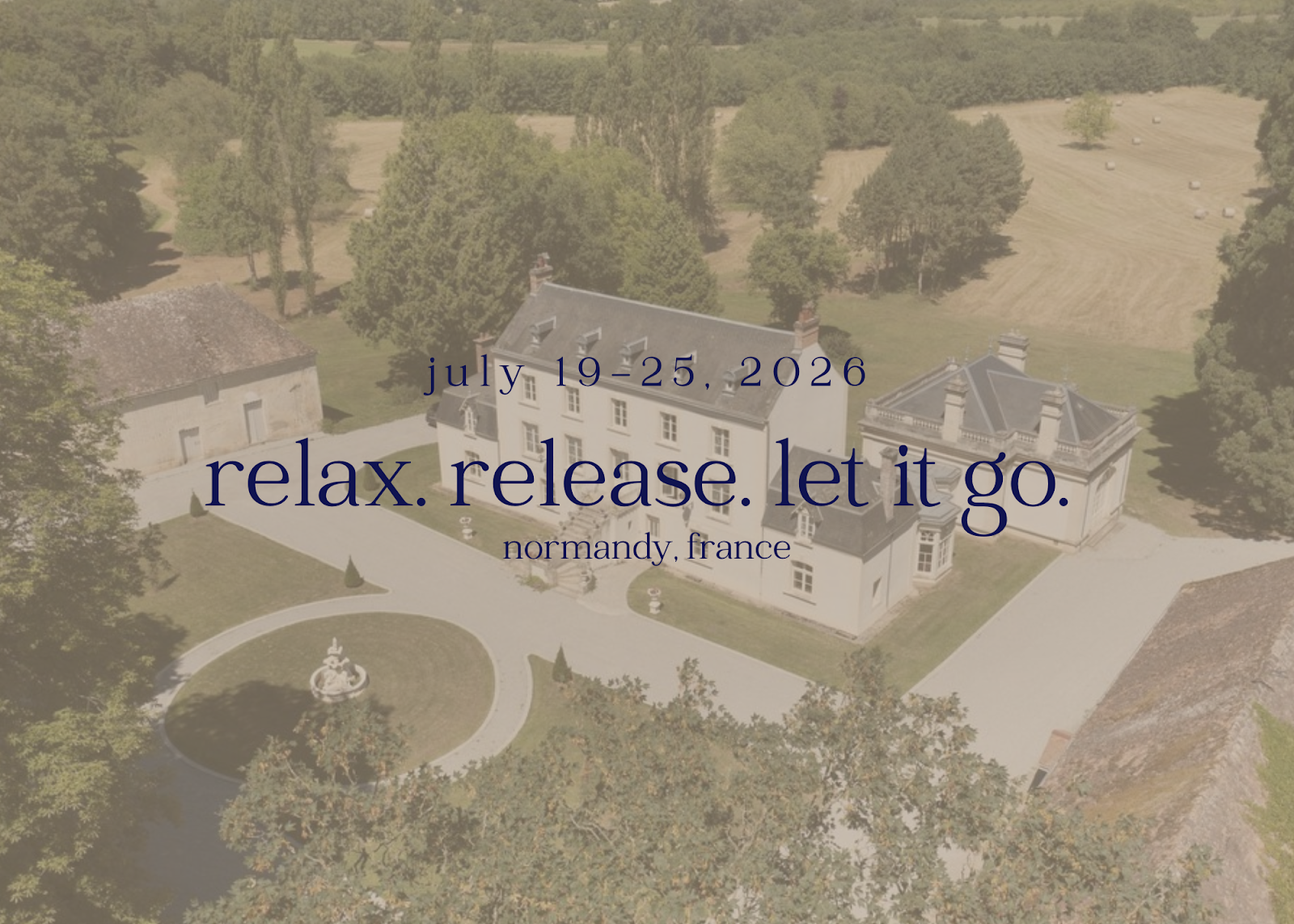 Château La Gauchetière in Normandy, France, yoga retreat July 2026