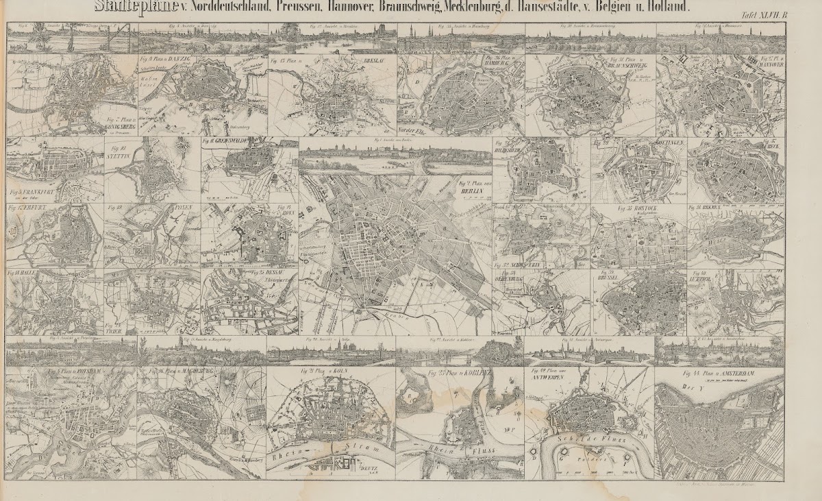 Atlas der Abbildungen Pierers Universal Lexikon Pl63 1848