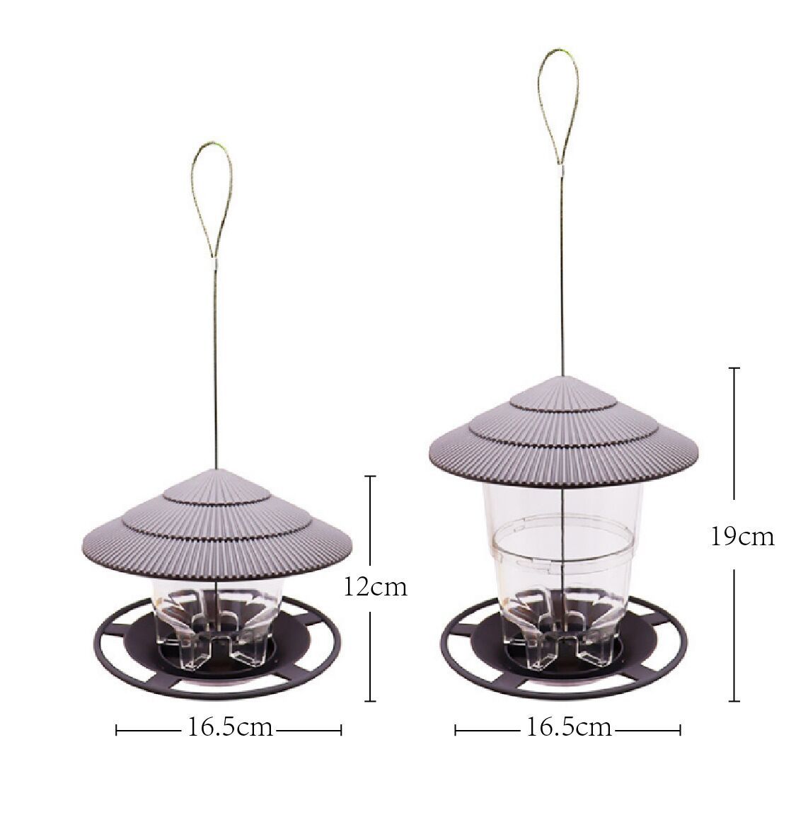 Extendable bird feeder for hanging