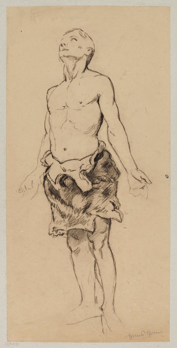 Study of a male figure 1886