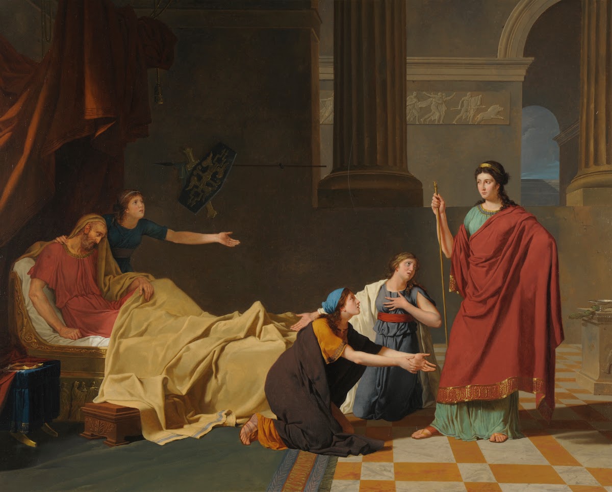 Les Filles de Pélias demandant à Médée le rajeunissement de leur père 1791