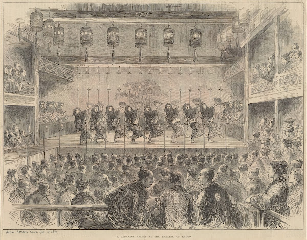 A Japanese ballet at the theatre of Kyoto 1873