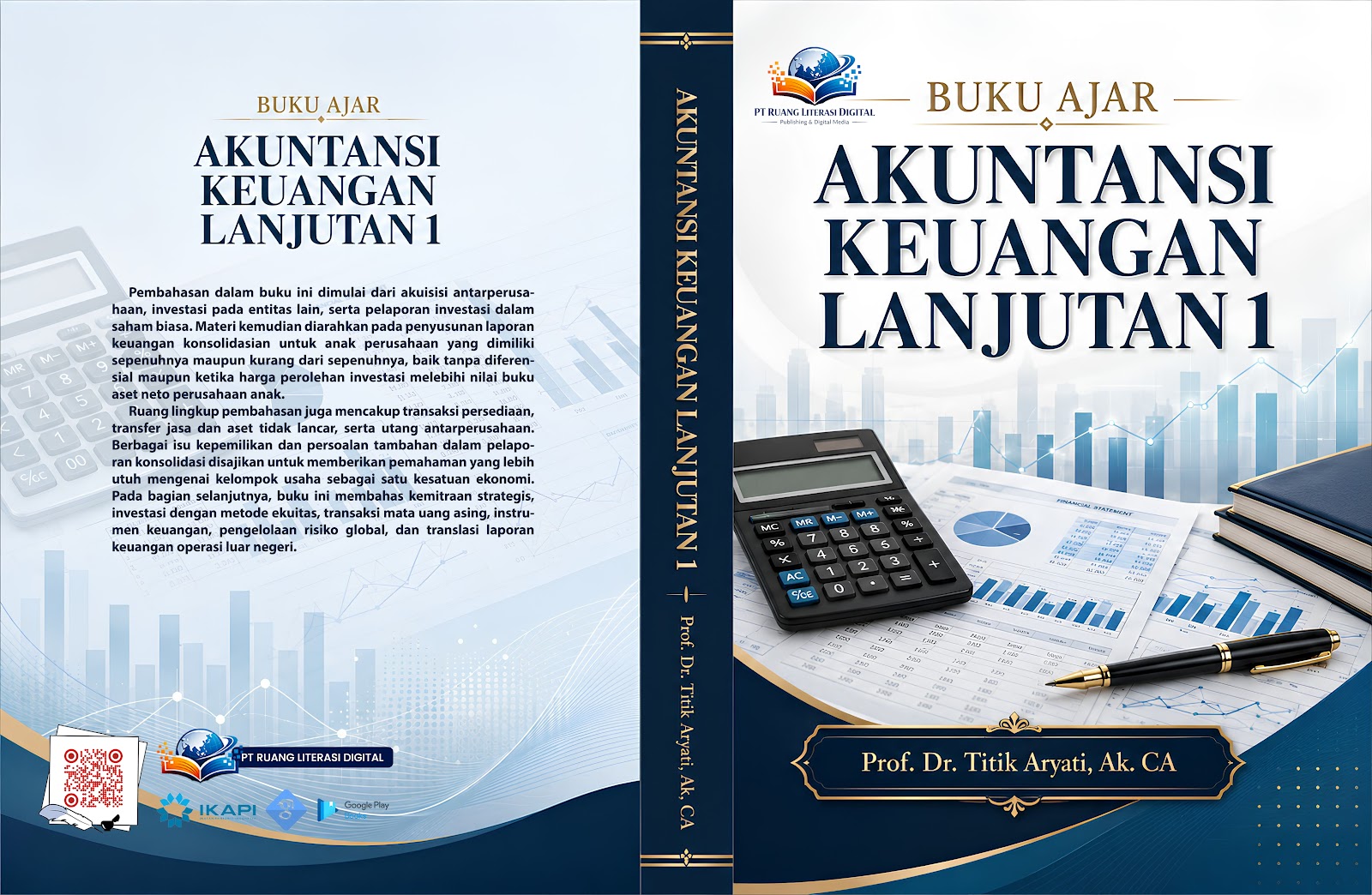 Cover depan Buku Ajar Akuntansi Keuangan Lanjutan 1