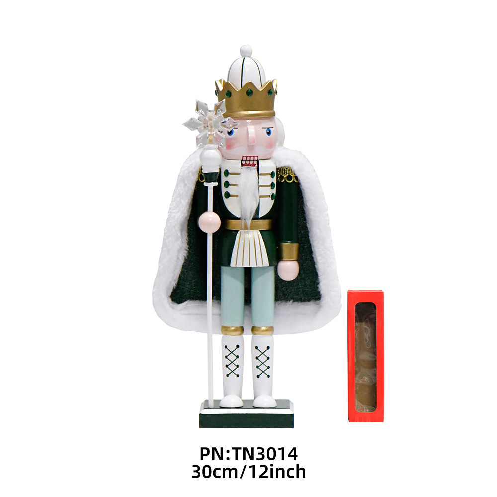 Nutcracker soldier with cloak, 30 cm, wood