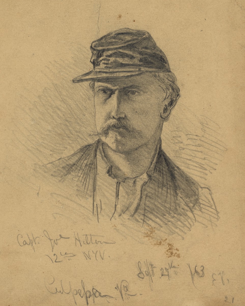 Capt Joe Hilton 12th NYV Culpeper Va 1863